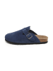 BABUNKERS Family Leder-Clogs in Blau