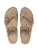 BABUNKERS Family Skórzane japonki w kolorze beżowym