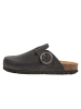 BABUNKERS Family Leder-Clogs in Schwarz