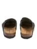 BABUNKERS Family Leren clogs zwart