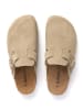 BABUNKERS Family Leren clogs beige