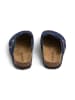 BABUNKERS Family Leder-Clogs in Dunkelblau