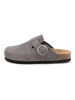 BABUNKERS Family Leder-Clogs in Grau