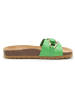 BABUNKERS Family Leren slippers groen