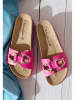 BABUNKERS Family Leren slippers roze