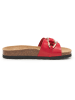BABUNKERS Family Leren slippers rood