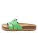 BABUNKERS Family Leren slippers groen