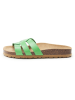 BABUNKERS Family Leren slippers groen
