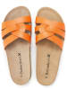 BABUNKERS Family Leren slippers oranje