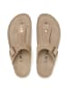 BABUNKERS Family Leren teenslippers beige