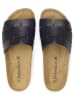 BABUNKERS Family Leren slippers zwart