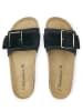 BABUNKERS Family Leder-Pantoletten in Schwarz