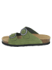 BABUNKERS Family Leder-Pantoletten in Grün