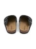 BABUNKERS Family Leren clogs zwart