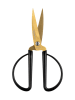 folia PAPER Bastelschere in Gold/ Schwarz - (L)14,5 cm