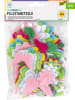 folia PAPER Zestaw filcowych dekoracji "Spring" w różnych kolorach do rękodzieła