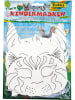 folia PAPER Kindermasken "Tiere" in Weiß - 6 Stück - ab 3 Jahren