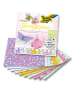 folia PAPER Faltblätter "Springtime" in Bunt - 50 Blatt - (L)15 x (B)15 cm