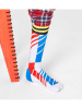 Happy Socks Sokken "Scattered stripe" blauw/wit