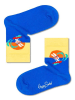 Happy Socks Socken "Surfing Bunny" in Blau/ Gelb