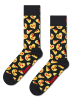 Happy Socks Sokken zwart/geel