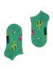 Happy Socks 2-delige set: sokken "Cactus" groen/lichtroze