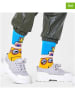 Happy Socks Skarpety (2 pary) "Beatles yellow submarine" w kolorze błękitno-żółtym