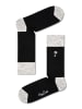 Happy Socks 4tlg. Geschenkset in Grau/ Schwarz