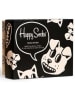 Happy Socks 2tlg. Geschenkset in Creme/ Schwarz