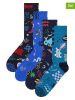 Happy Socks 4er-Set: Socken "Virgo, Libra, Capricorn und Acuario" in Bunt