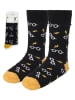 Lucky Socks Socken "Harry Potter" in Schwarz/ Gelb/ Weiß