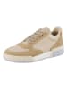 Heine Leren sneakers beige/lichtbruin