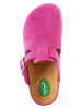 Heine Skórzane kapcie w kolorze różowym