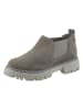 Heine Leren chelseaboots taupe
