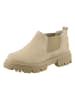 Heine Leren chelseaboots beige