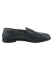 Heine Leren mocassins donkerblauw