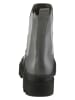 Heine Leder-Chelsea-Boots in Grau