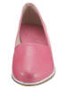 Heine Skórzane baleriny w kolorze różowym