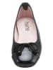 Heine Leren ballerina's zwart