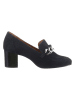 Heine Leder-Pumps in Dunkelblau