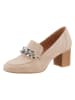 Heine Leder-Pumps in Beige