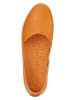 Heine Leder-Ballerinas in Orange