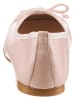 Heine Leren ballerina's lichtroze