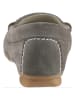 Heine Leder-Mokassins in Taupe