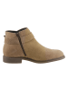 Heine Leren enkelboots beige