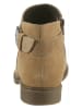 Heine Leren enkelboots beige