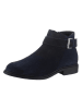 Heine Leder-Ankle-Boots in Dunkelblau