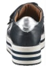 Heine Leren sneakers donkerblauw