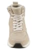 Heine Leder-Boots in Beige