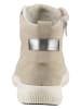 Heine Leder-Boots in Beige